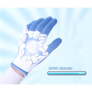 Gants enfant pour le froid superfreeze - jeu de lumière miroir - rostaing - 9-11 9-11 ans