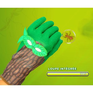 Gants enfant supergreen - immersion nature - rostaing - 9-11 ans
