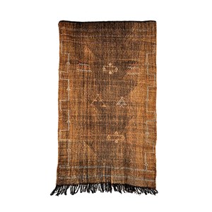 Sabra - tapis berbère en soie de cactus - modèle a9 Gris