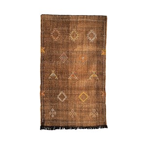 Sabra - tapis berbère en soie de cactus Violet