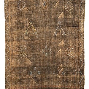 Sabra - tapis berbère en soie de cactus - modèle a12 Rose