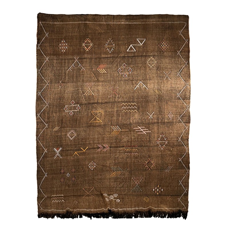 Sabra - tapis berbère en soie de cactus