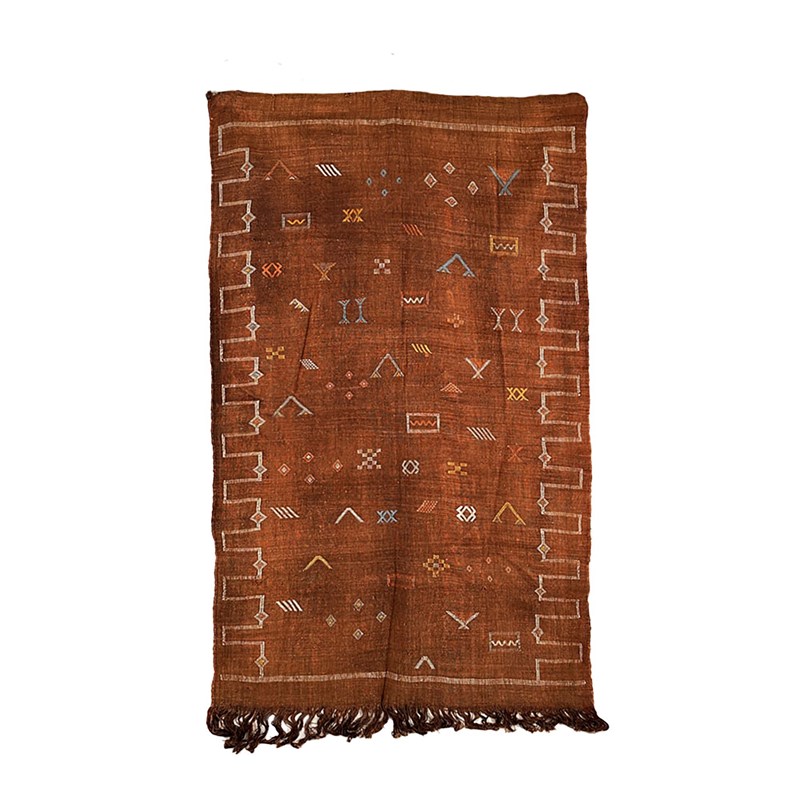 Sabra - tapis berbère en soie de cactus