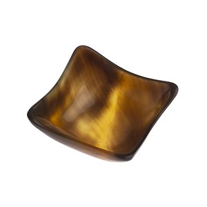 Coupelle carrée en sabot naturel - 5.5x5.5cm