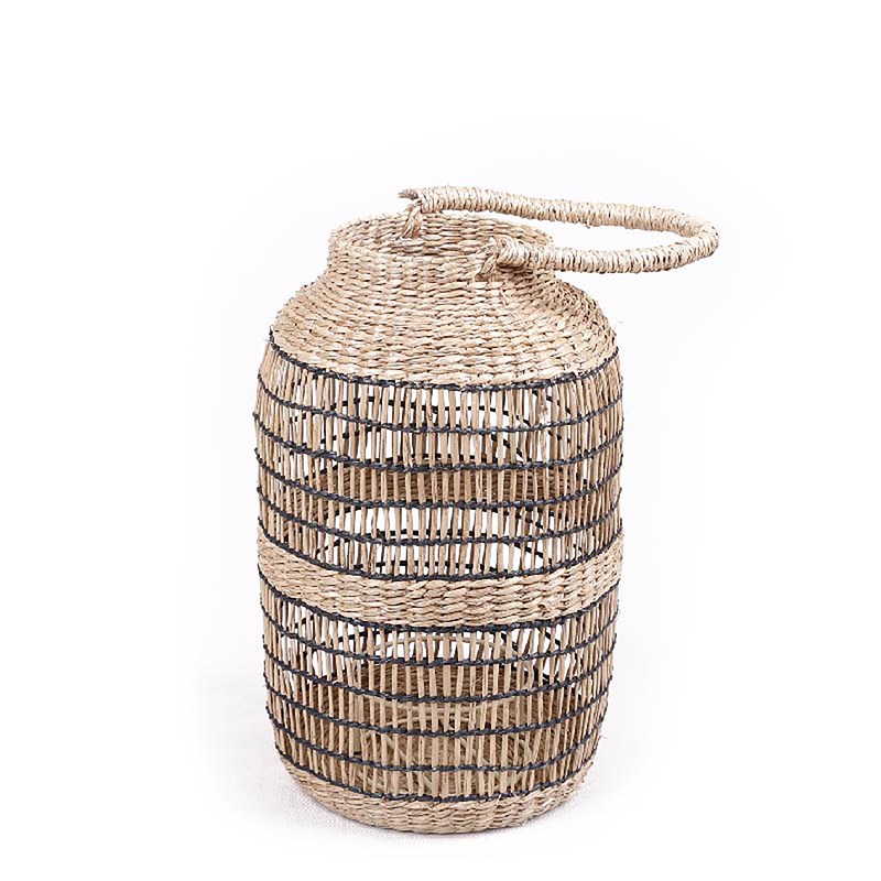 Algues - lanterne en algues naturelles tressées à la main