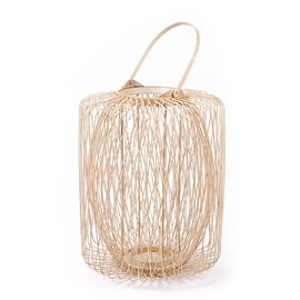 Hana - lanterne l en bambou tressé à la