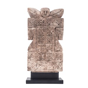 Horse panji big - statuette en pierre calcaire naturelle