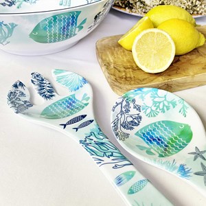 Couverts à salade en mélamine - 33 cm