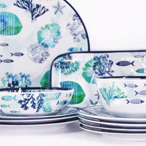 Couverts à salade en mélamine - 33 cm