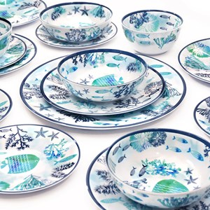 Petit saladier en mélamine caraïbes 28