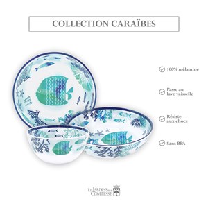 Petit bol en mélamine ø 15 cm - caraï