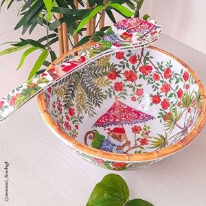 Grand saladier profond en mélamine pure