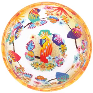 Saladier profond perroquets 25 cm