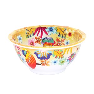Bol mélamine perroquets de bahia 15 cm