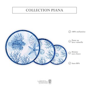 Petite assiette mélamine piana 23 cm