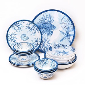 Grand plat de service rond 35,5 cm en im