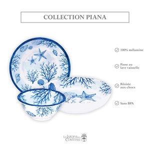 Grande assiette creuse piana 23 cm