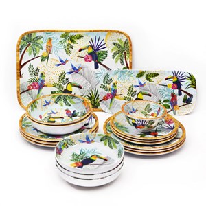 Grande assiette creuse mélamine rio 23c