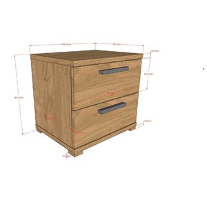 Chevet sam - table de nuit élégante