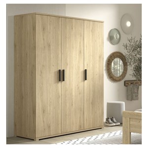 Armoire sam 3 portes - grande capacité
