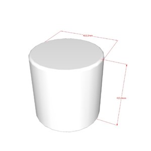 Lit moon rose 140x200 - coffre + 2 poufs