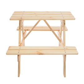 Table enfant en bois 81x60xh50 cm - timbela m012-1