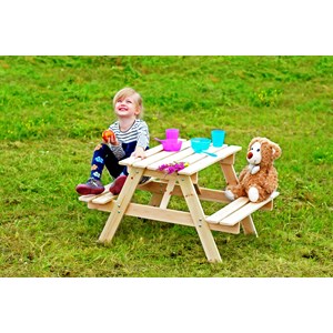 Table enfant en bois 81x60xh50 cm - timbela m012-1