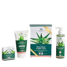 Coffret trio fraicheur d'aloe vera