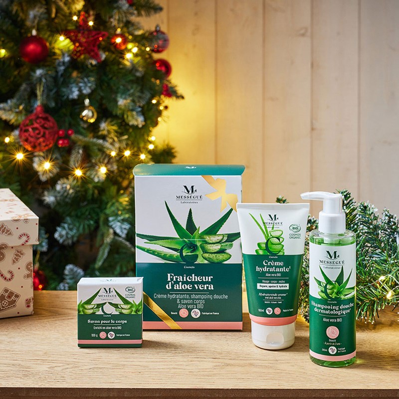 Coffret trio fraicheur d'aloe vera