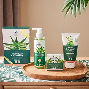 Coffret trio fraicheur d'aloe vera