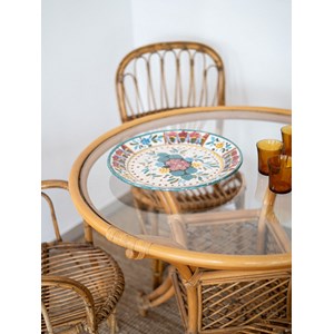 Ensemble de table et chaises en rotin n°4