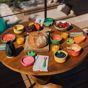 Assiette et sa cuillère kendall le