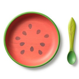 Assiette et sa cuillère wally la pa