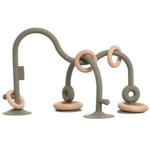 Labyrinthe à perles en silicone urban green