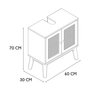 Meuble sous vasque