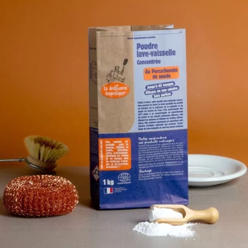 Poudre pour lave-vaisselle au pecarbonate de soude - 1kg