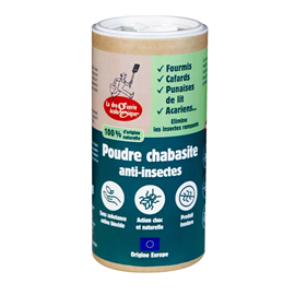Poudre chabasite anti-insectes