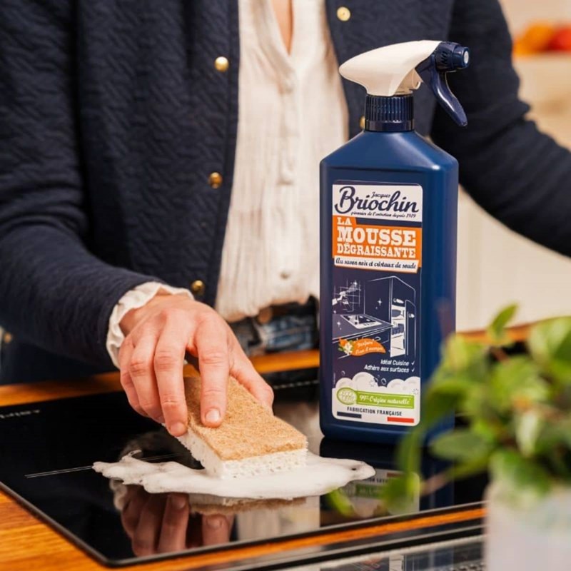 Mousse dégraissante au savon noir - jacques briochin