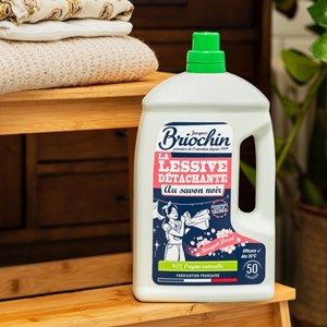 Lessive détachante au savon noir 2,27 l - jacques briochin