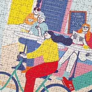 Puzzle 1000 pièces café bisou