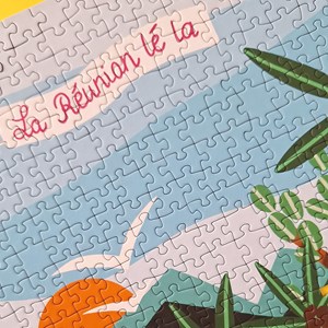 Puzzle 1000 pièces la réunion lé la