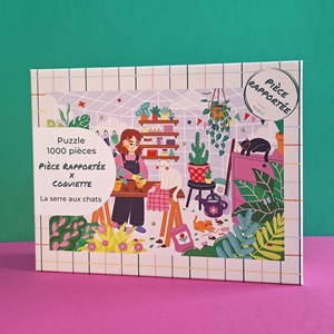 Puzzle 1000 pièces la serre aux chats