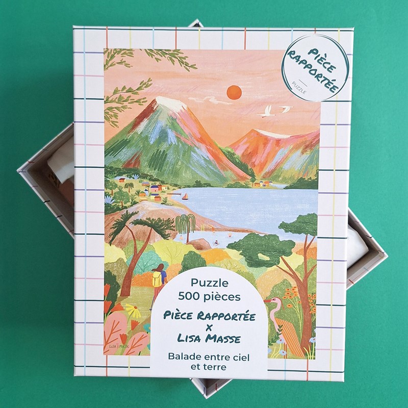 Puzzle 500 pièces balade entre ciel et terre