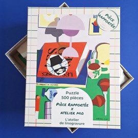 Puzzle 500 pièces l'atelier de linogravure