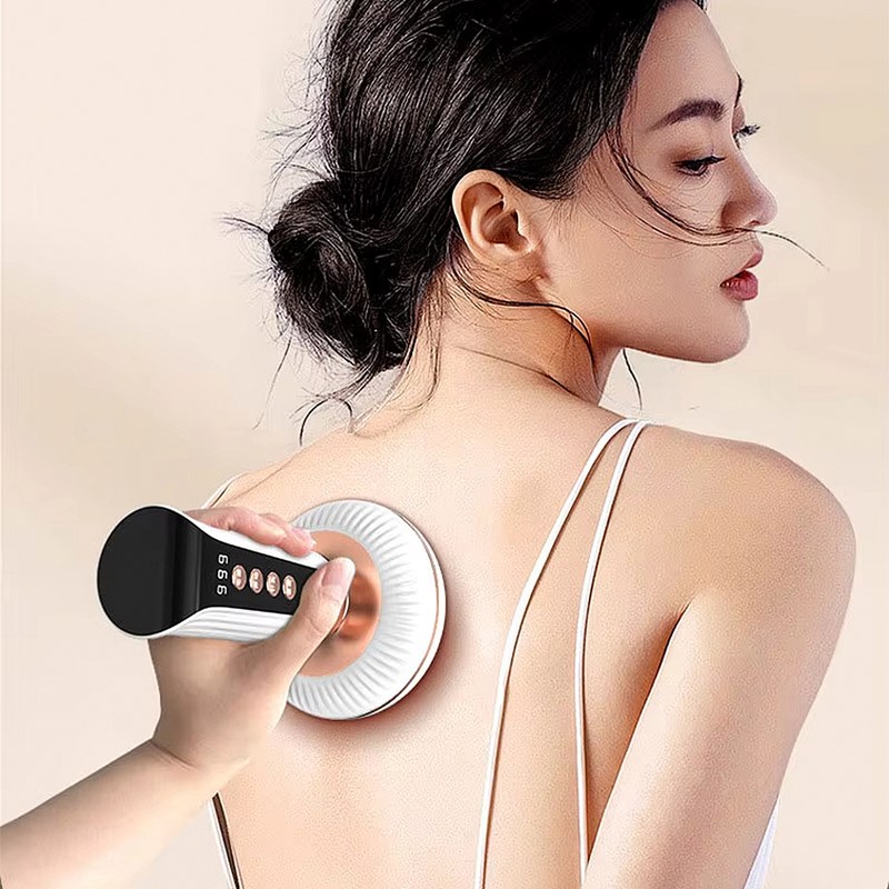 Dam - Appareil de massage corporel ems + vibration avec 9 intensités et 9 niveaux .