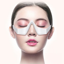 Instrument de massage oculaire ems avec 3 intensités et 2 modes d'utilisation.