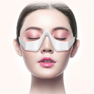 Instrument de massage oculaire ems avec 3 intensités et 2 modes d'utilisation.