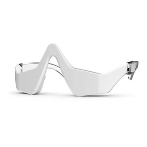 Instrument de massage oculaire ems avec 3 intensités et 2 modes d'utilisation.