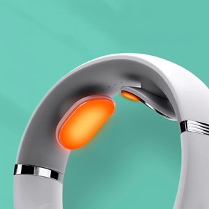 Massager de cou f2 avec mode chaleur, pulsation et télécommande.