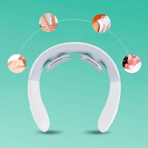 Massager de cou f2 avec mode chaleur, pulsation et télécommande.